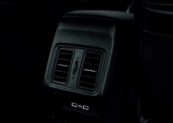 REAR AIR CONDITIONING VENTILATION Comfort is a priority for every passenger in the HR‑V.